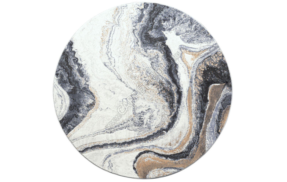 Ковер бельгийский Argentum 63618 8656 круглый