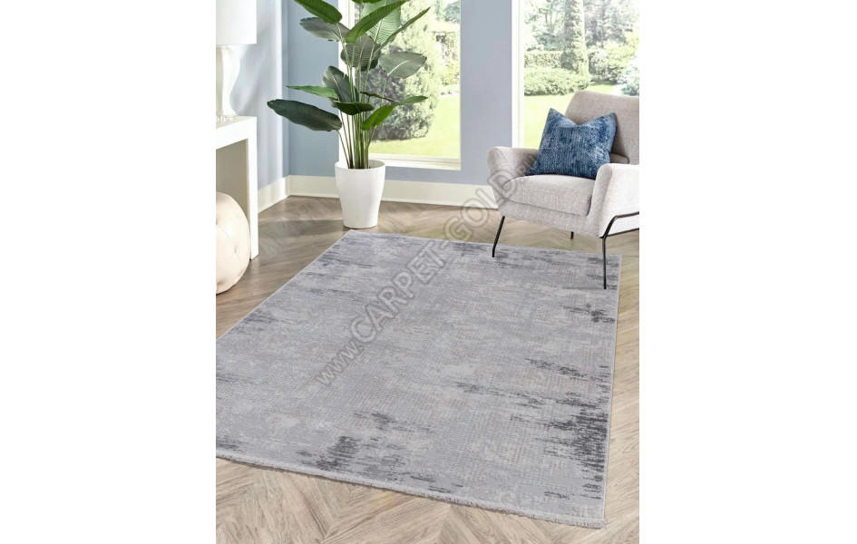 Ковер турецкий коллекции Leonidas B0758A GREY прямоугольный
