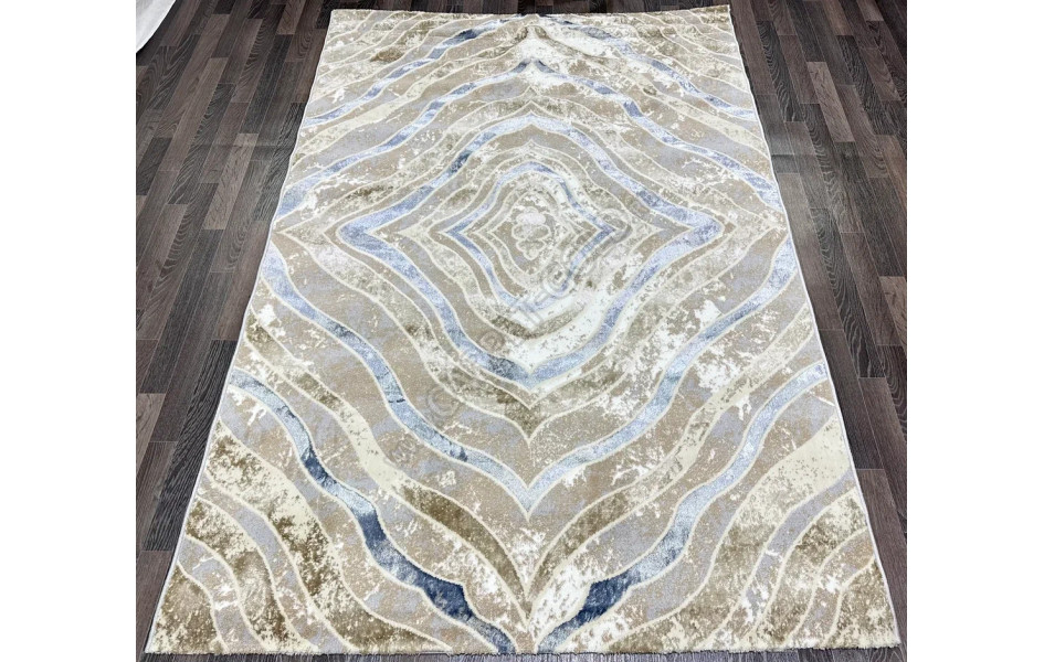 D066A_CREAM SHIRINK BLUE FDY Semnan