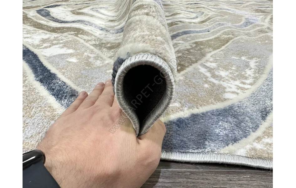 D066A_CREAM SHIRINK BLUE FDY Semnan