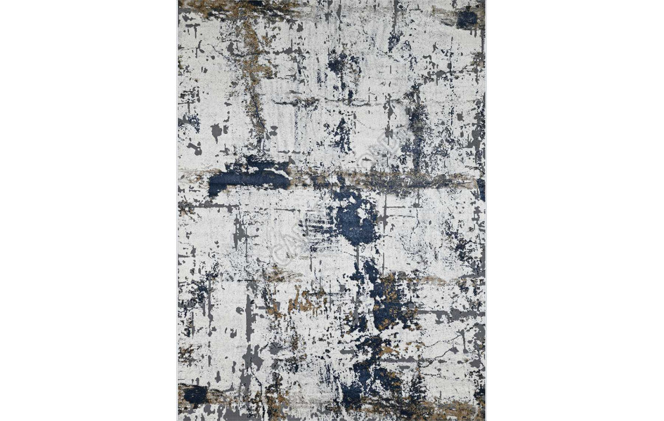 Геометрический абстрактный ковер 37613A STAN BLUE / L.GREY Regnum