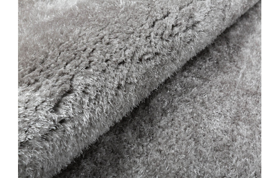 Турецкий ковер Паффи Шагги 4 P001A круглый