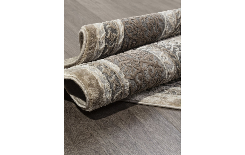 Ковер 04037C - GREY / BROWN - Круг - коллекция ARMINA