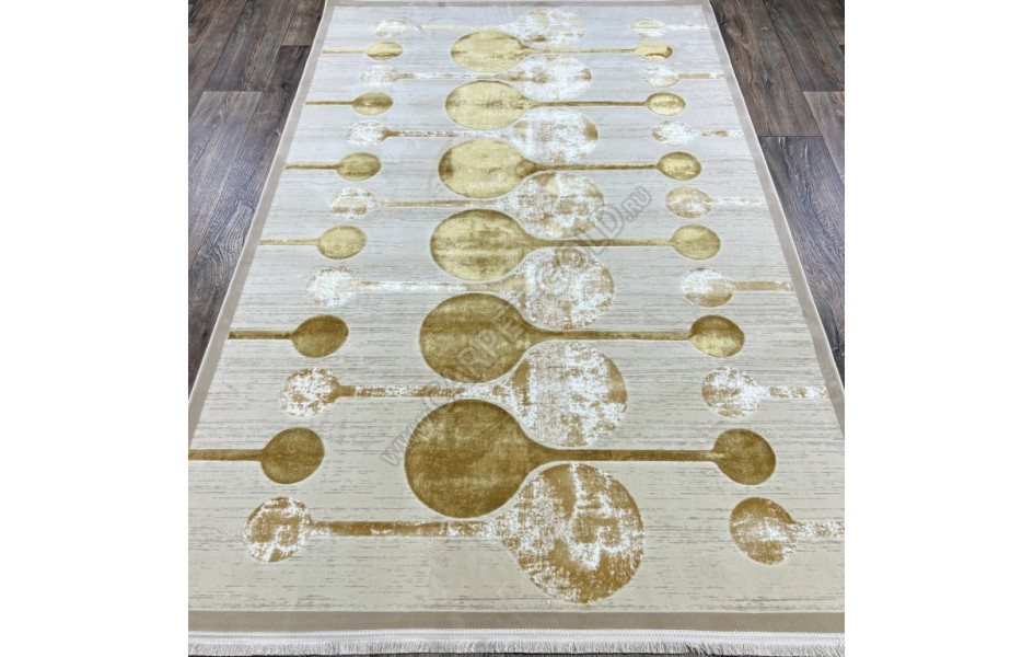 Иранский ковер Paris 7155 WHITE из бамбукового шелка