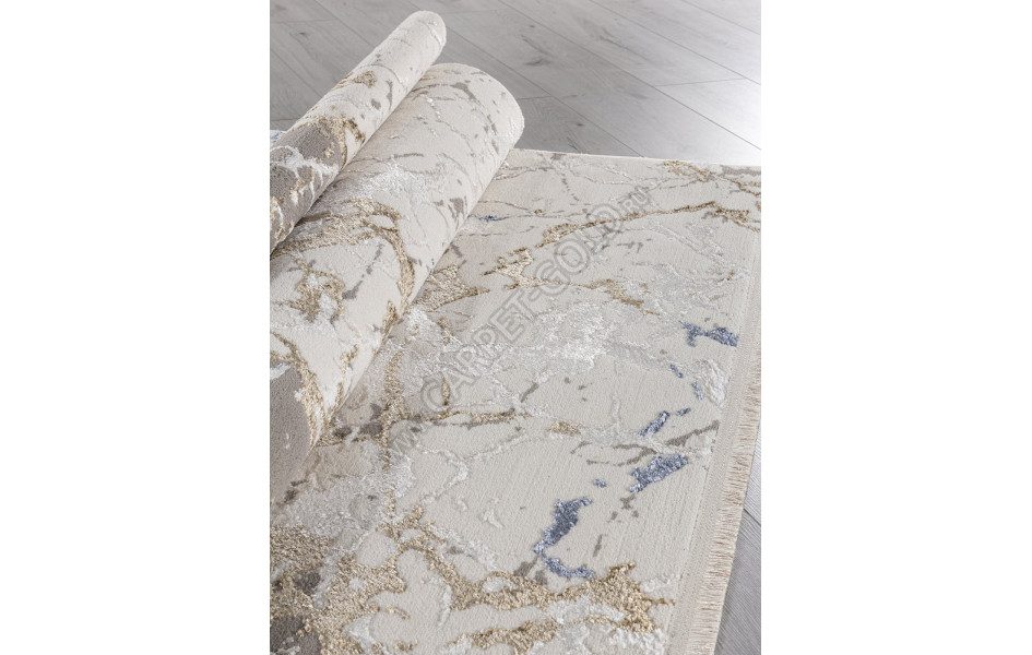 Ковер 27231A - GRY / NAVY - Прямоугольник - коллекция MOSSO